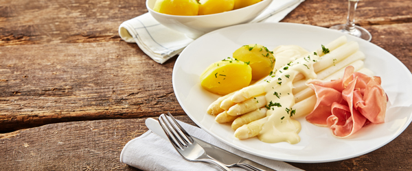 Pfingsten Spargelbuffet